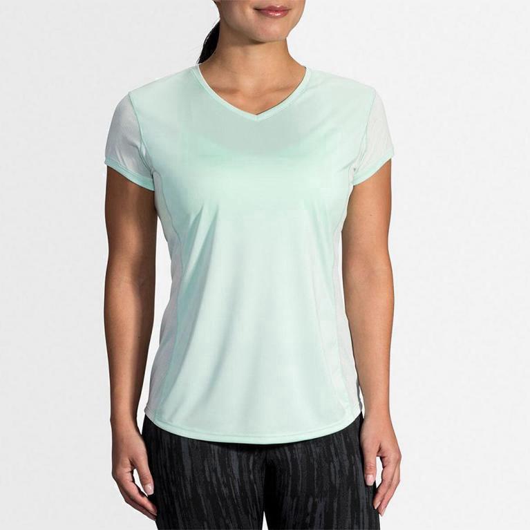 Brooks Stealth - Camisetas Manga Corta Mujer - Verde (ED5347892)